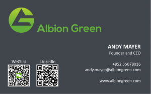 Andy Mayer Albion Green biz card